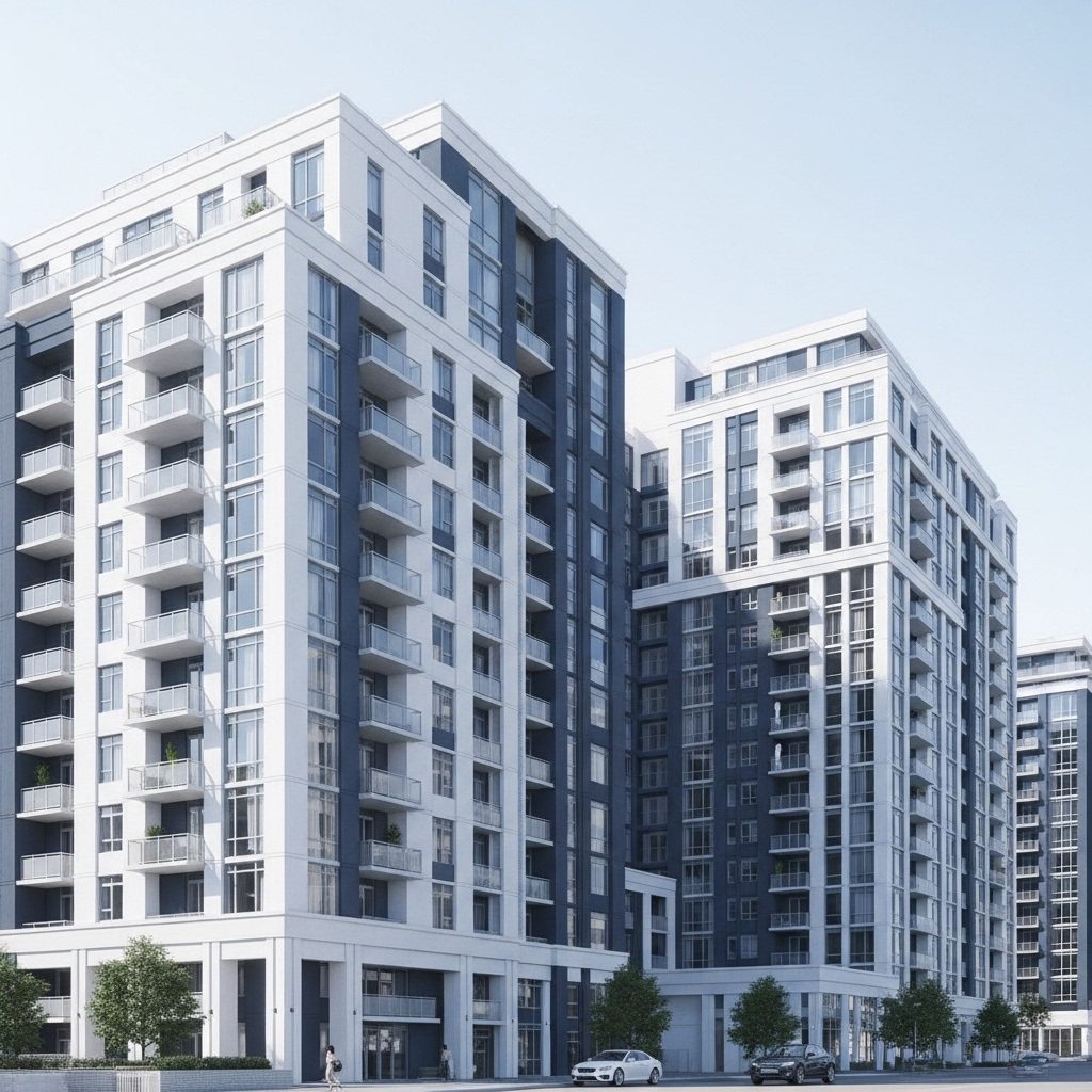 Edificio condominiale residenziale moderno