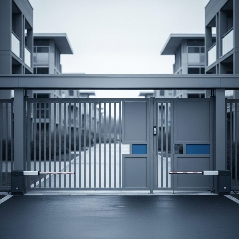 Cancello automatizzato di un condominio
